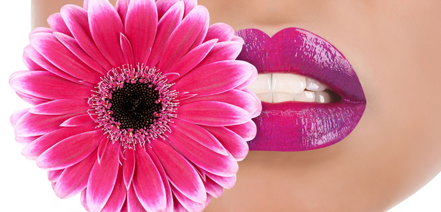 flower lips, beauty, fashion, glamour