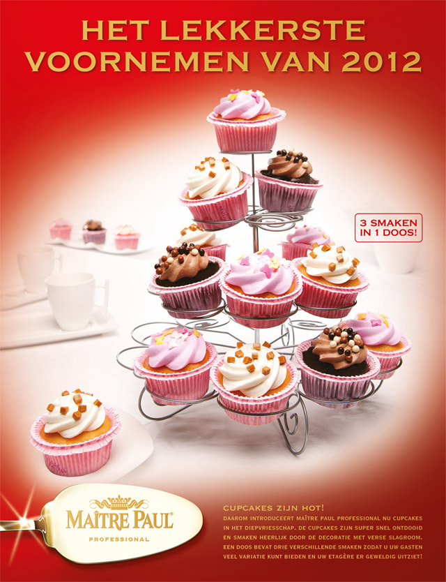 Maitre Paul Professional, High Tea, Cupcakes