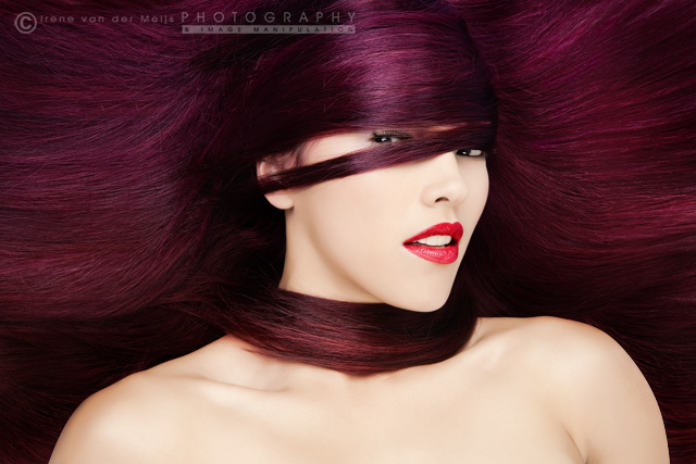 Irene van der Meijs, fashion fotograaf, beauty, glamour, beeldbewerking, hair, hair styling